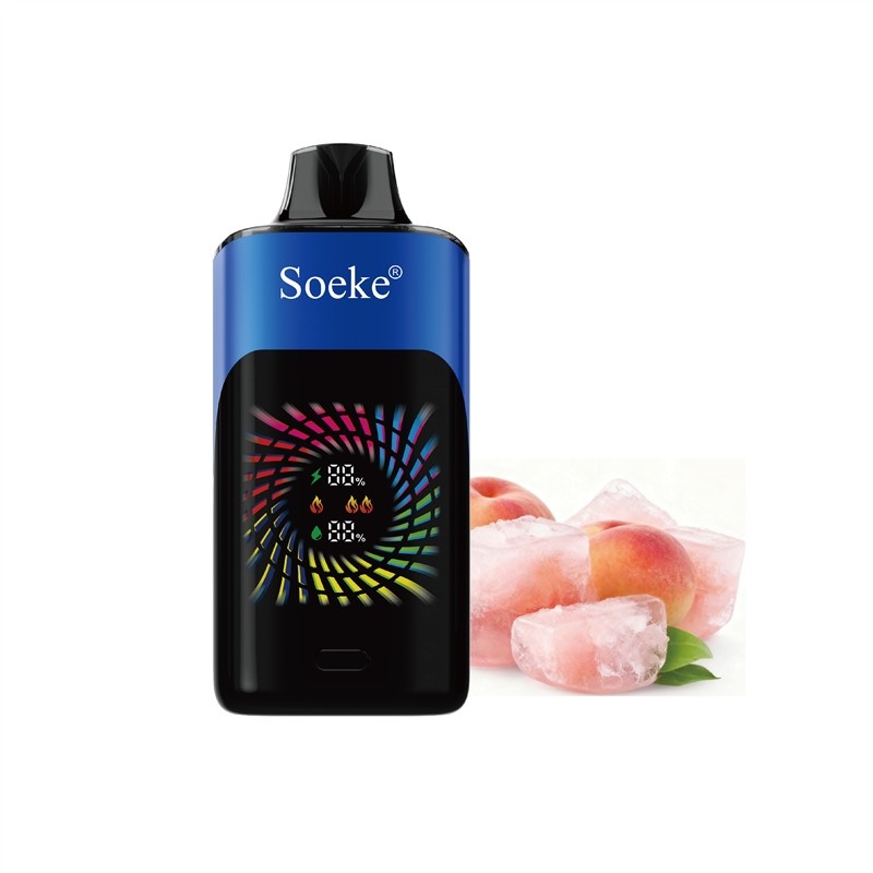 20.-Peach-Ice-蜜桃冰.jpg Soeke S9 28000 Puffs- 10 Packs - peach ice