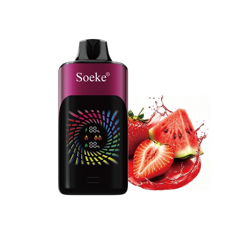 27.-Strawberry-Watermelon-草莓西瓜.jpg Soeke S9 28000 Puffs- 5 Packs - strawberry watermelon