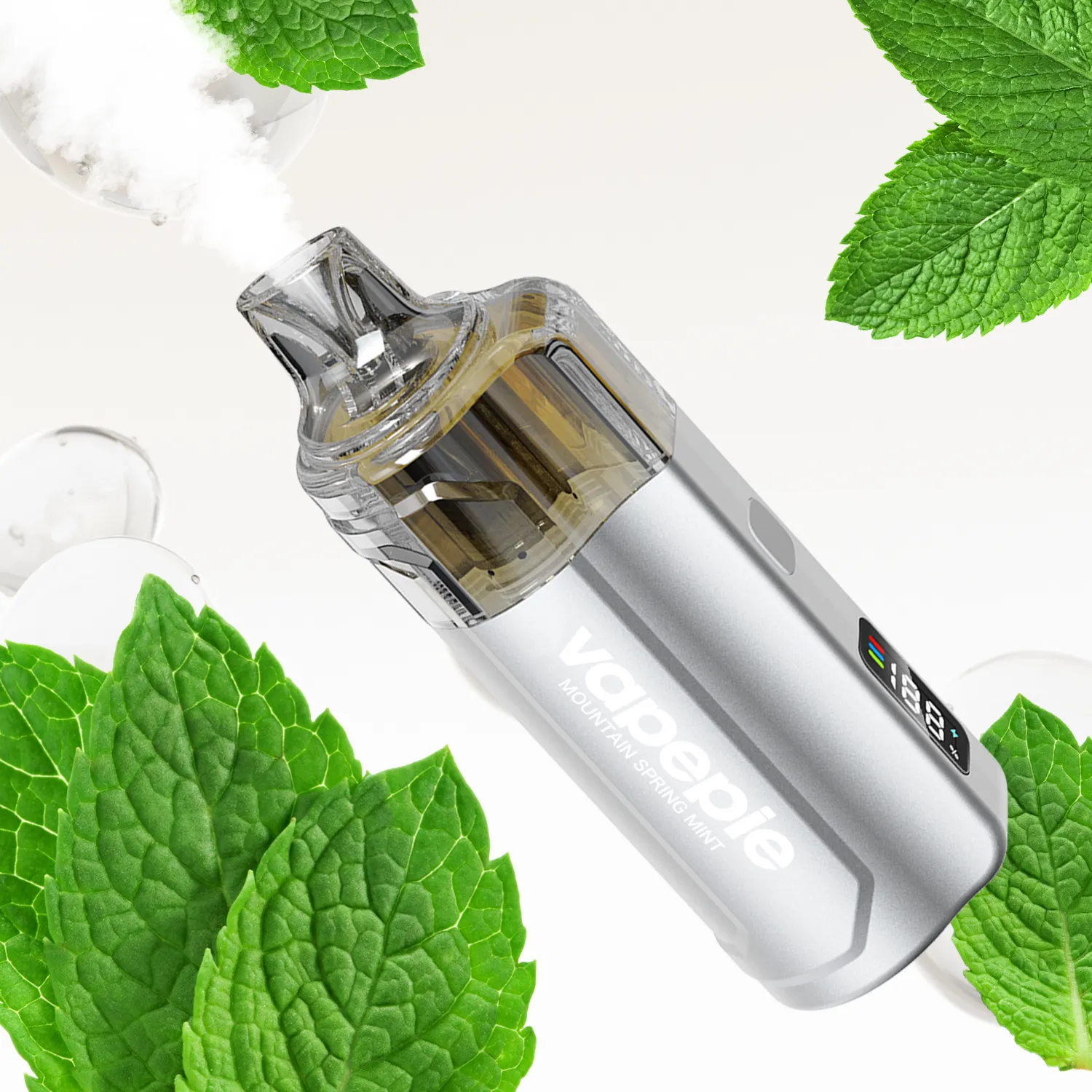 30de35bdf454db8462c850d2073f391c.webp Vapepie Crystal Pop 15000 Puffs Mountain Spring Mint - Image 1