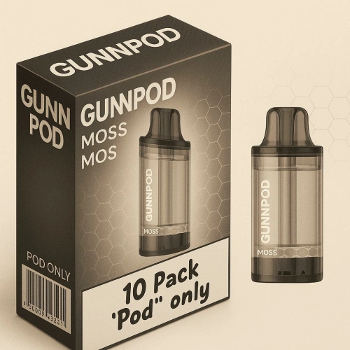 4983336751.webp Gunnpod moss - 10 Pack “pod Only" - Image 1