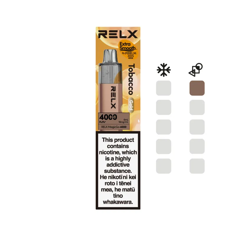 7_0dd6f38c-bc88-4119-864a-a62645.webp RELX MagicGo 4000 Tobacco (Gold) - Image 1