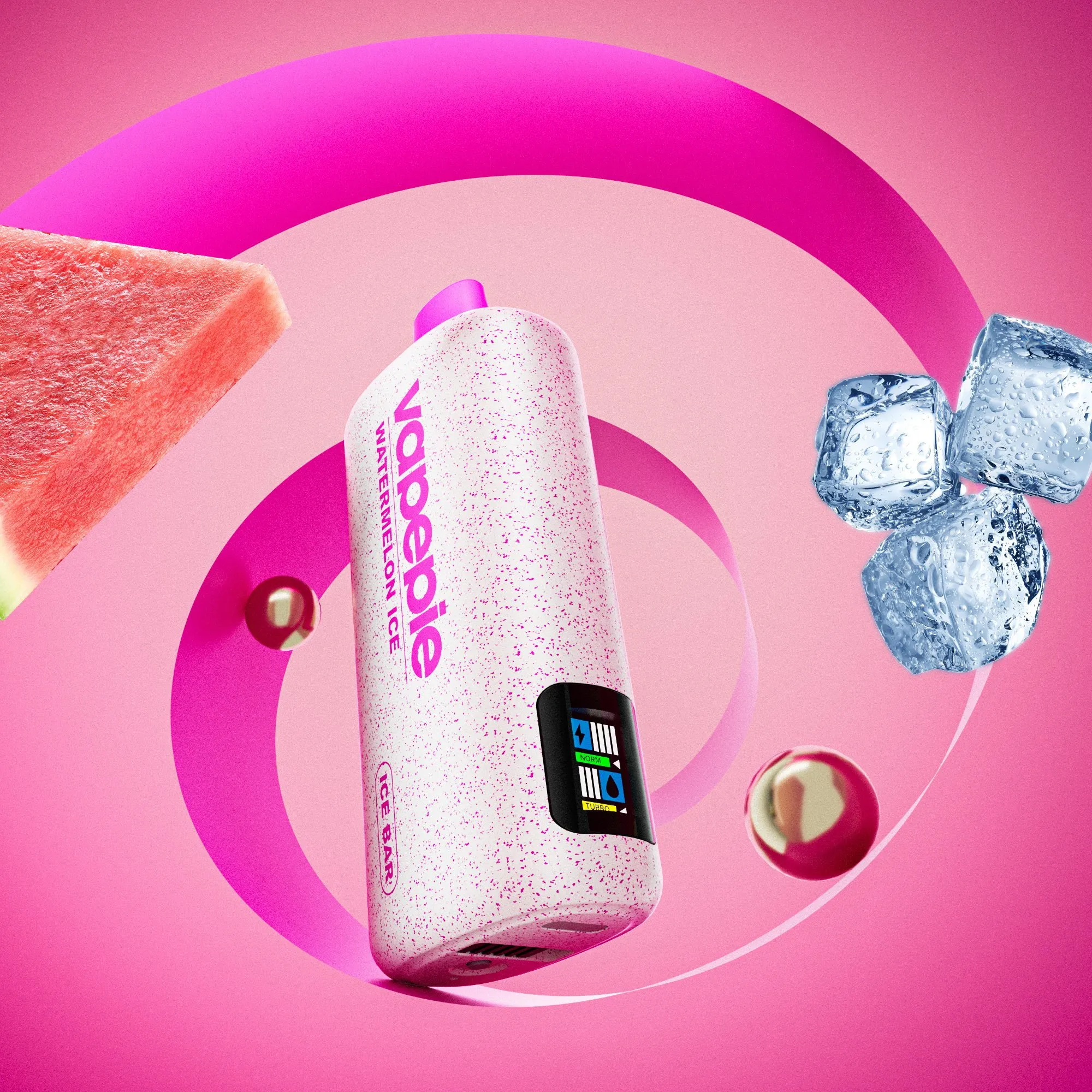 89f1dcc1c919db8d33b761a1036f8f9f.webp Vapepie Powergo 9800 Puffs Watermelon Ice - Image 1