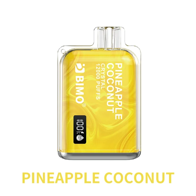 BIMO-Crystal-12000-Puffs-Pineapple-Coconut.webp BIMO Crystal 12000 Puffs Pineapple Coconut - Pineapple Coconut