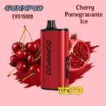 Gunnpod EVO 15k - 20 pack Multiple flavors - Cherry Pomegranate Ice