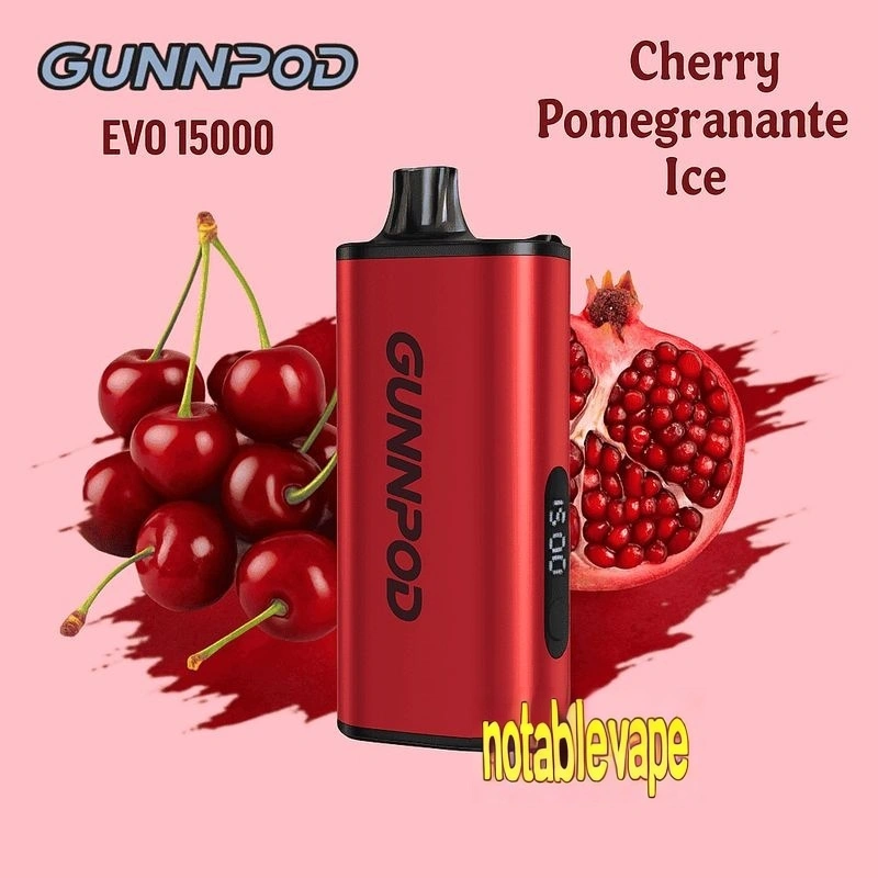 CHERRY-POMEGRANATE-ICE.webp Gunnpod EVO 15k - 20 pack Multiple flavors - Cherry Pomegranate Ice
