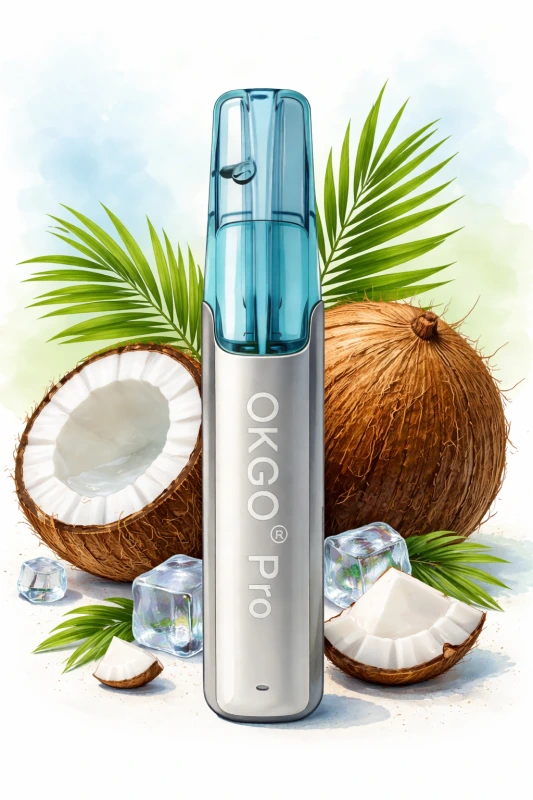 Coconut-pure-533x800-1.webp OKGO 6500 Puffs Coconut pure-10 Pack - Coconut pure