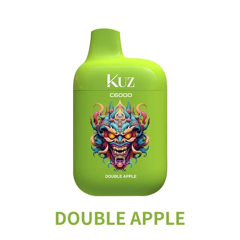 DOUBLE-APPLE.jpg.webp KUZ C6000 PUFFS – DOUBLE APPLE - Image 1