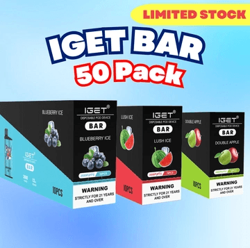IGET-BAR-3500-50.png IGET Bar Vape 50 Pack ($20 each) - Image 1