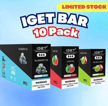 IGET-BAR3500-10.png IGET Bar Vape 10 Pack ($25 each) - Image 1