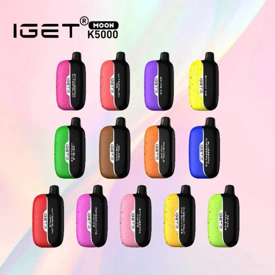 IGET-Moon-Wholesale-Vapewholesal.webp IGET Moon 5000 Puffs-ship from overseas Wholesale - 5~200pack - Blackberry pomegranate snow pear