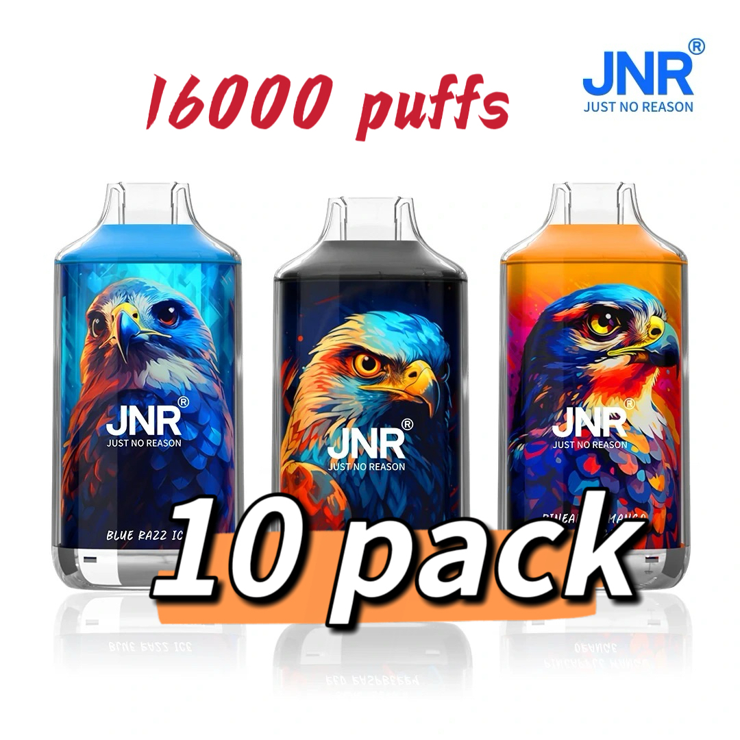 Jnr-16k-10-pack.jpg JNR Falcon 16000 Puffs 10 Packs (Ship from oversea) - Blackberry Red Raspberry