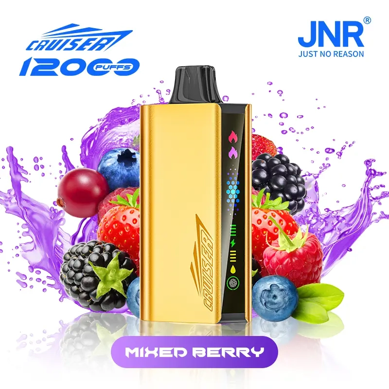 MIXED-BERRY.webp JNR Cruiser 12000 Puffs –Mixed Berry - Image 1