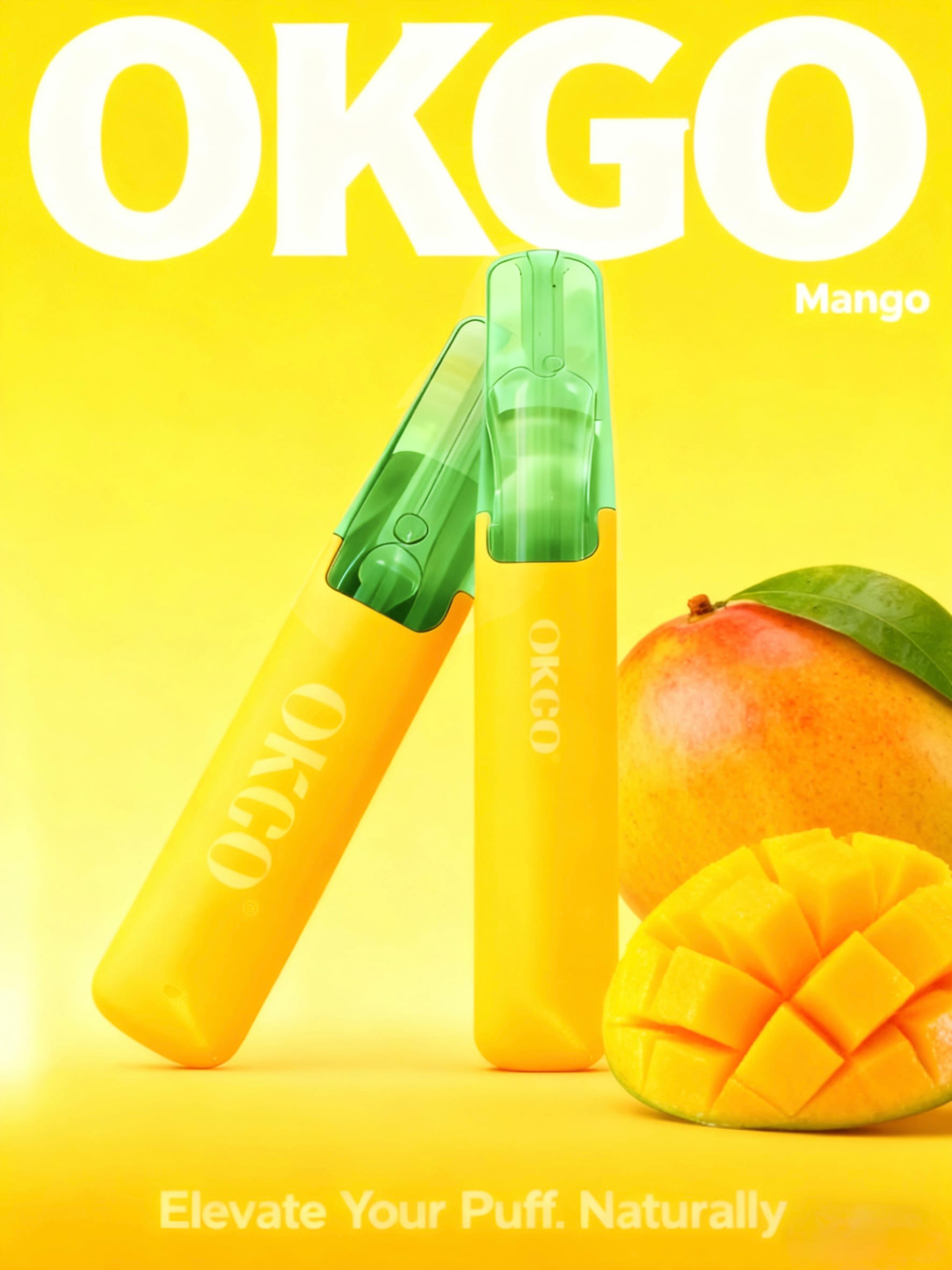 OKGO-6500-Puffs-Mango.jpg OKGO 6500 Puffs Mango-10Pack - Mango