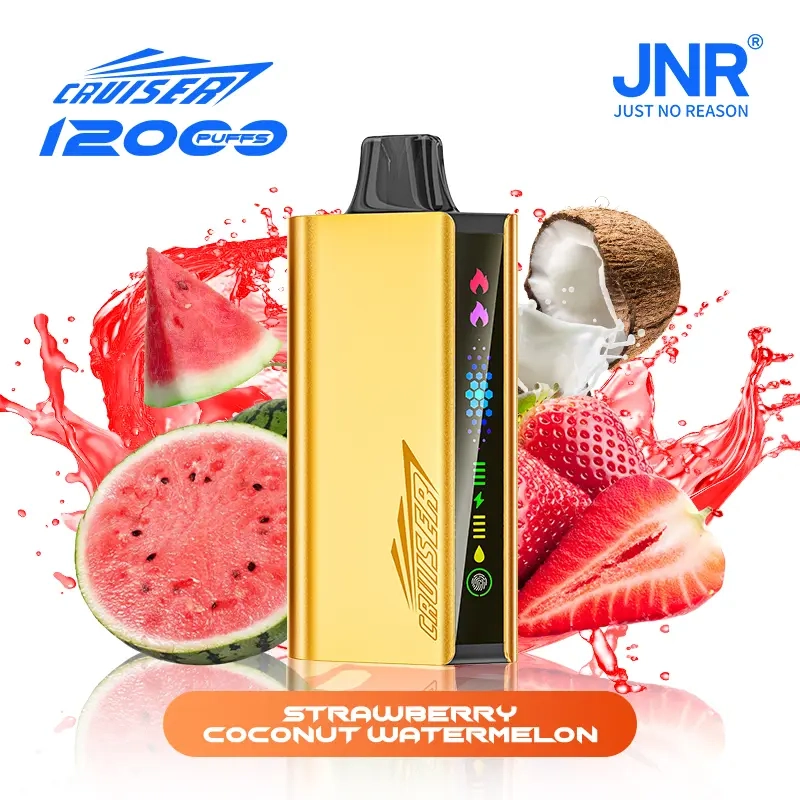 STRAWBERRY-COCONUT-WATERMELON-1.webp JNR Cruiser 12000 Puffs – Strawberry Coconut Watermelon - Image 1