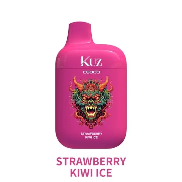 STRAWBERRY-KIWI-ICE-600x600.jpg.webp KUZ C6000 PUFFS – STRAWBERRY KIWI ICE - Image 1