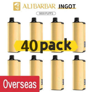 Alibarbar Ingot 9000 puffs-40 pack Multiple flavors - Blackberry Ice