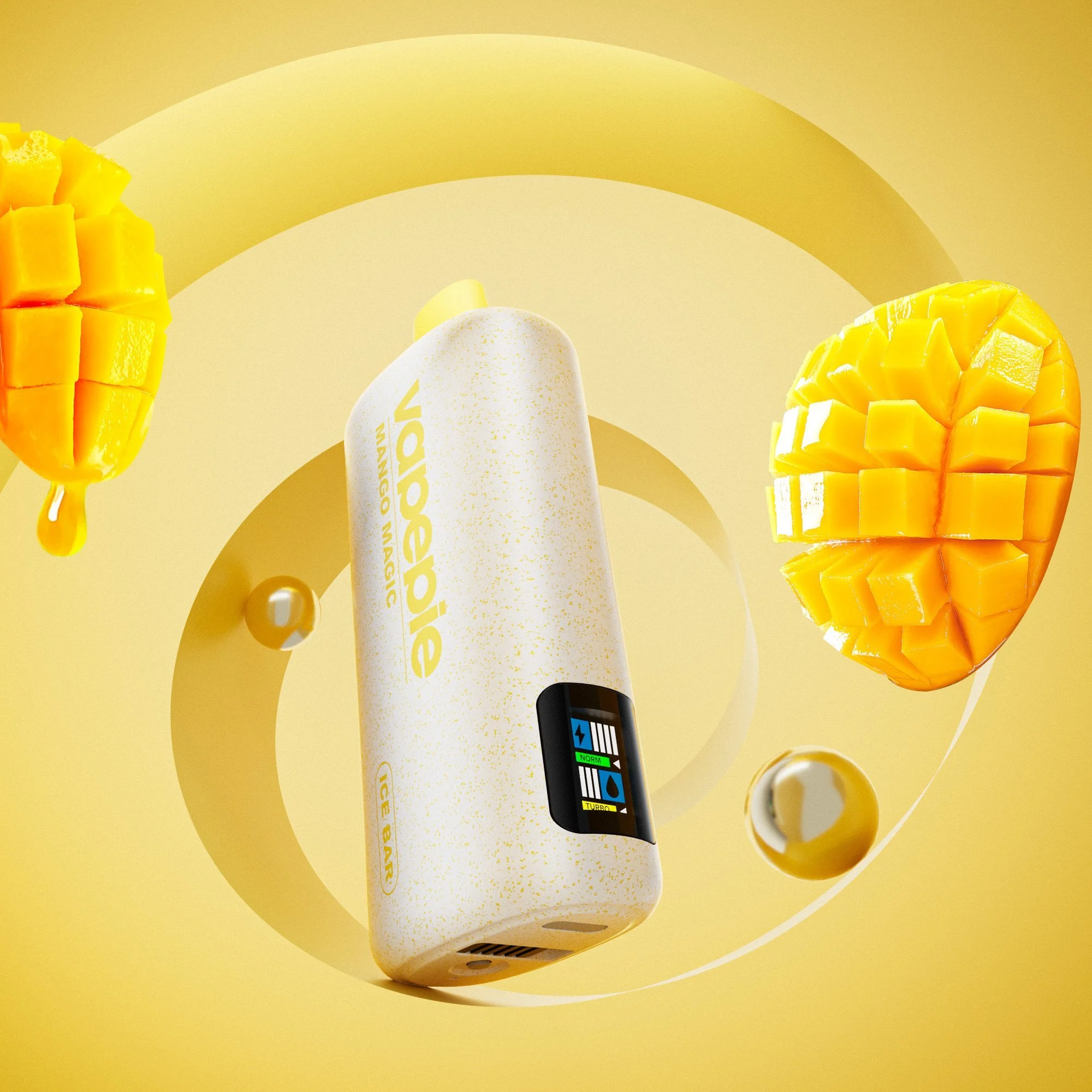 bc44c24b4a6a3b3d9a2318f4df13f2f501f232e2.webp Vapepie Powergo 9800 Mango Magic - Image 1