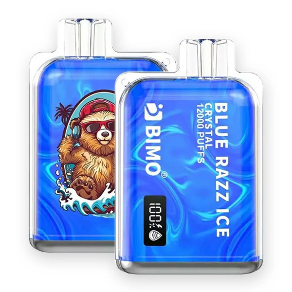 bimo-crystal-12000-puffs-blue-ra.webp BIMO Crystal 12000 Puffs Blue Razz Ice - Blue Razz Ice