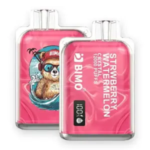 BIMO Crystal 12000 Puffs Strawberry Watermelon - Strawberry Watermelon
