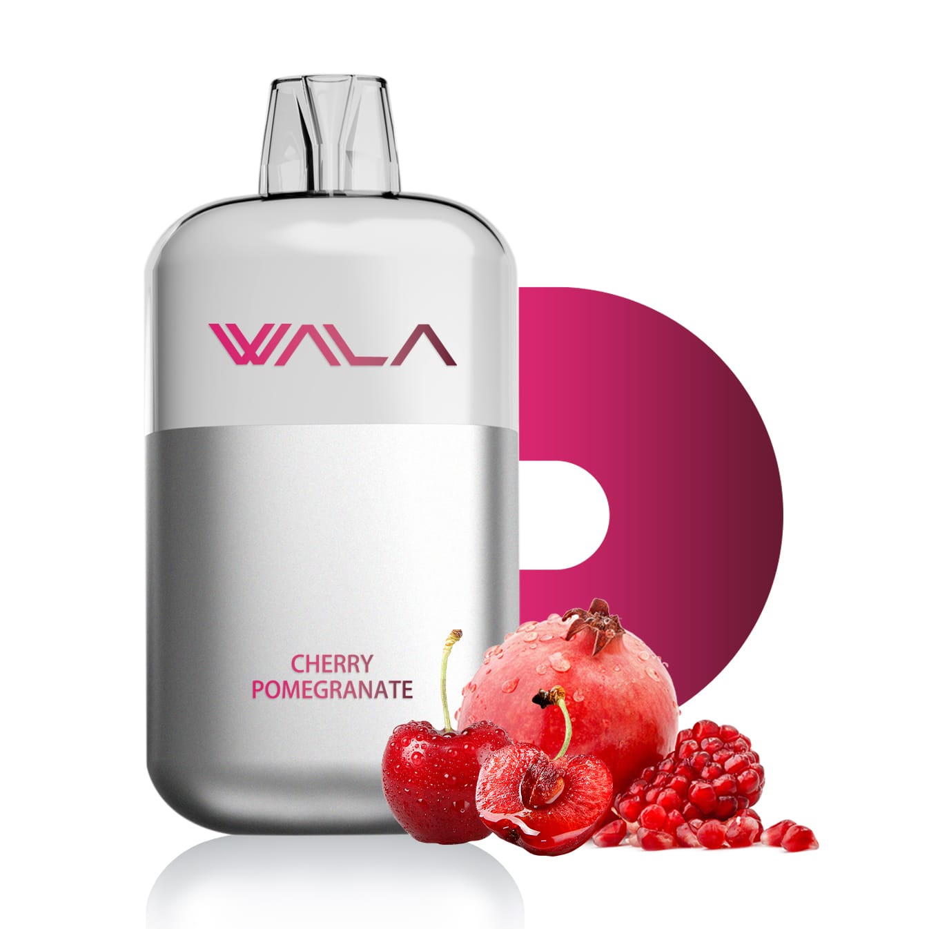 cherry-pomegranate.jpg Wala POP 10000 Puffs - Cherry Pomegranate - Image 1