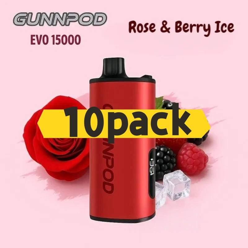 gunnpod-evo-10pack.webp Gunnpod EVO 15k - 10 pack Multiple flavors - Blackberry Cherry Pomegranate Ice