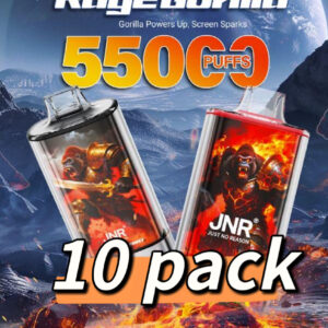JNR Rage Grilla 55000 Puffs 10 Packs (Ship from oversea) - Strawberry Ice