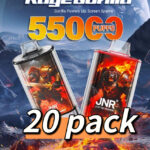 JNR Rage Grilla 55000 Puffs 20 Packs (Ship from oversea) - Strawberry Ice
