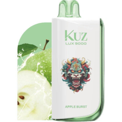 kuz-0114-074750-392491.webp KUZ LUX 9000 Puffs – APPLE BURST - Image 1